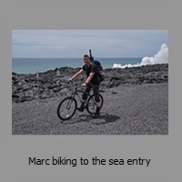 Marc biking to the sea entry